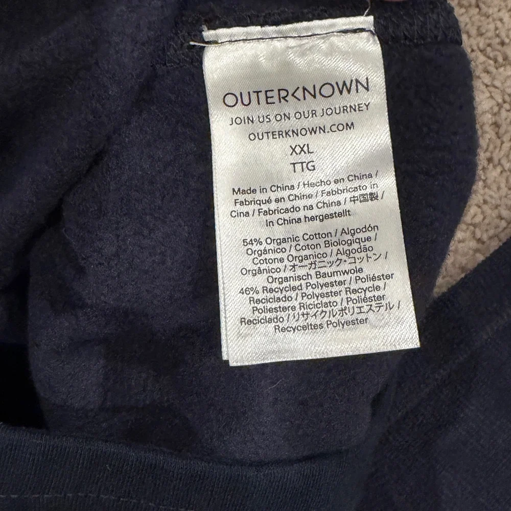 OUTERKNOWN Mens Sunnyside Terry Joggers XXL Sustainable Beach Cozy‎ Loungewear